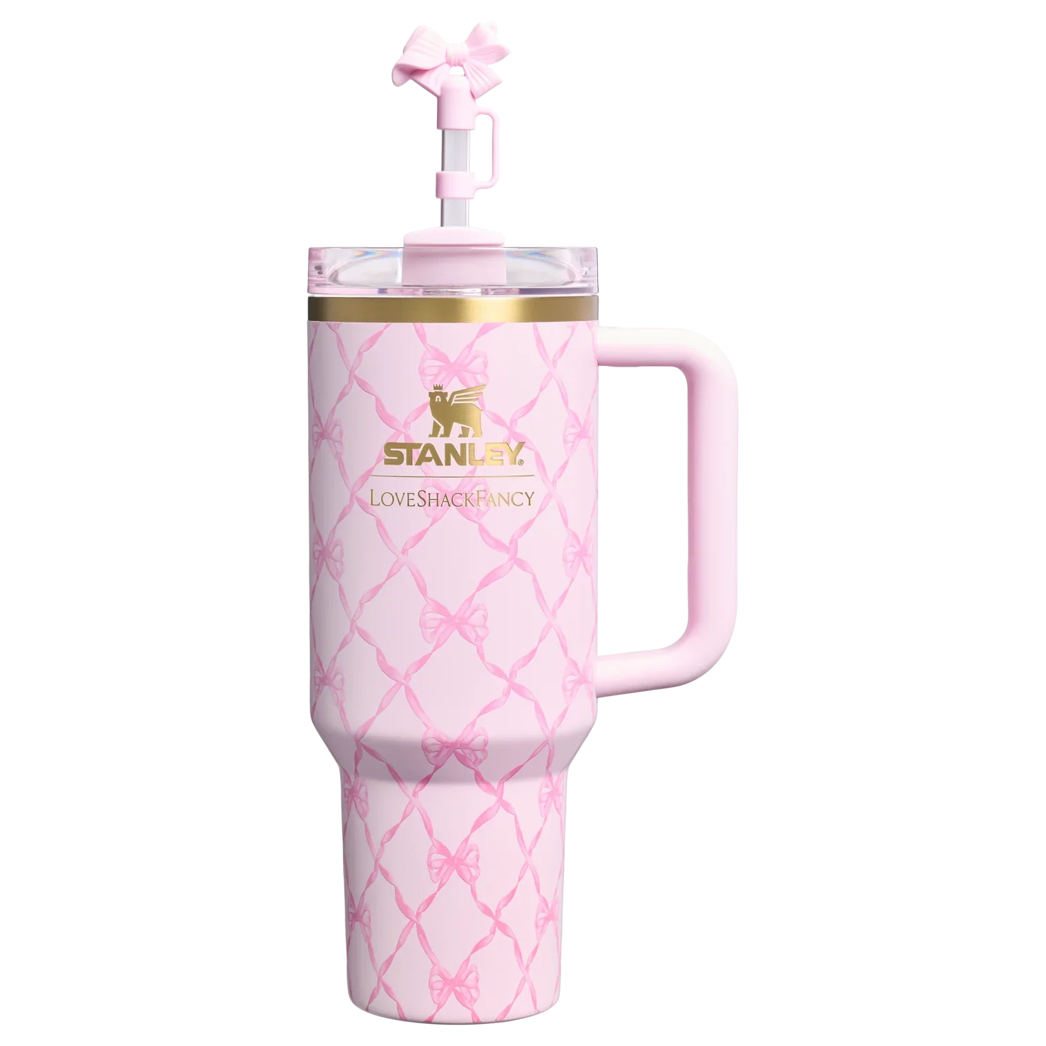 STANLEY THE QUENCHER "LOVESHACKFANCY" KOLEKSİYONU | 1.18L - Pink Peppermint