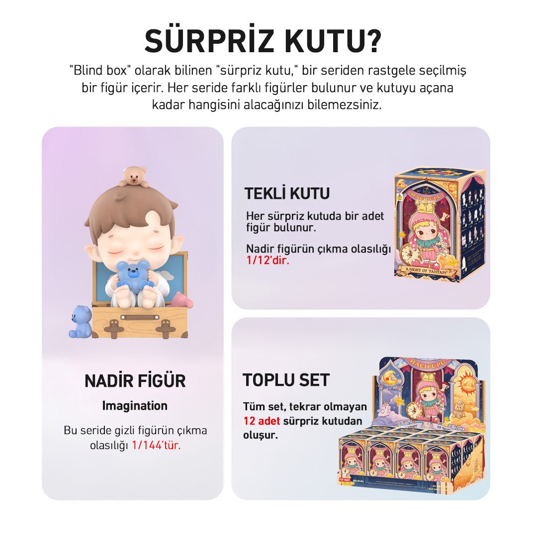 POP MART HACIPUPU A NIGHT OF FANTASY SÜRPRİZ KUTU SERİSİ - Termos Türkiye -