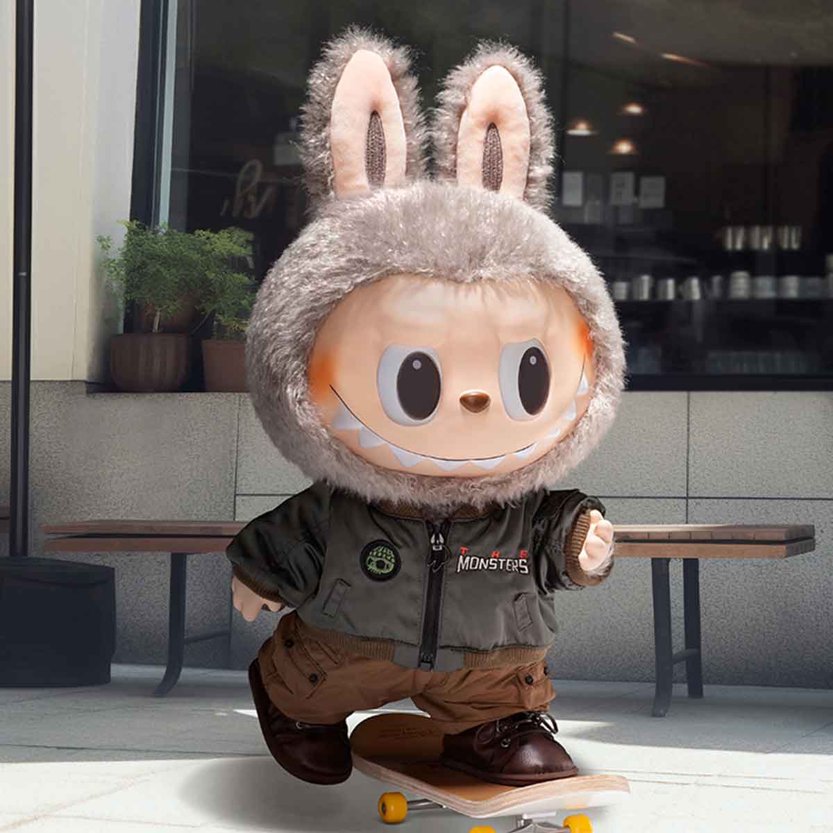 POP MART LABUBU THE MONSTERS JUMP FOR JOY PELUŞ BEBEK - Termos Türkiye -