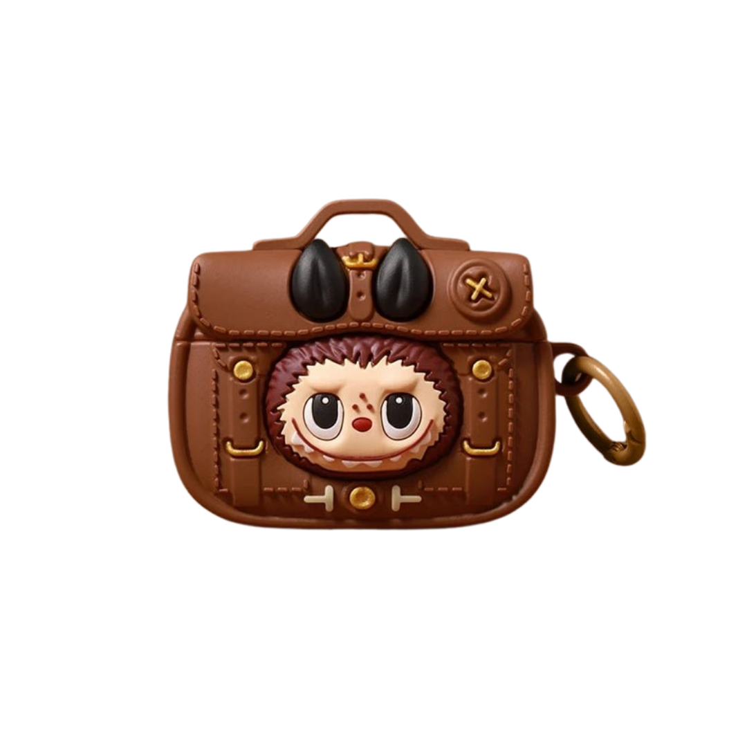 POP MART LABUBU DERİ ÇANTA STİLİ AIRPODS KILIFI