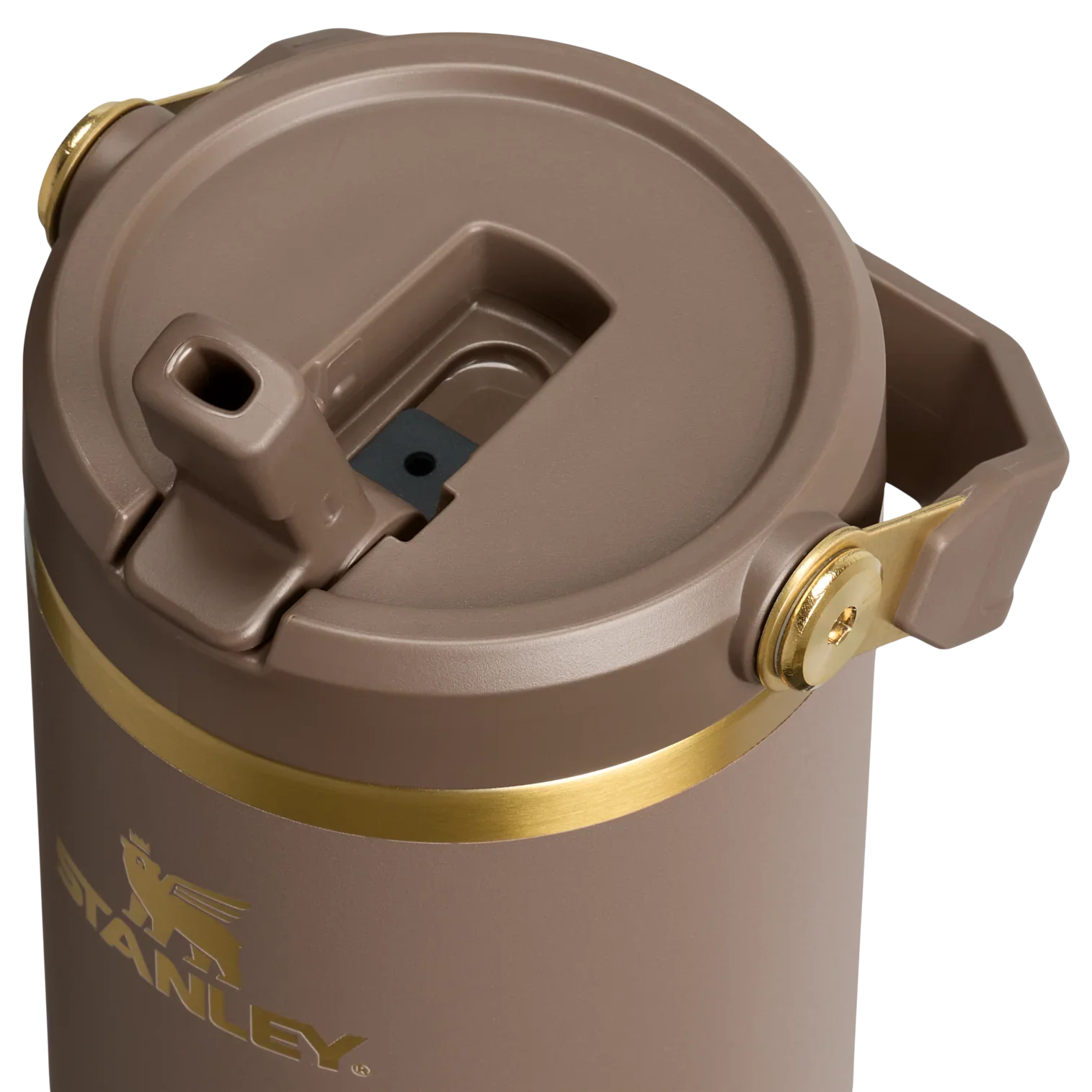 STANLEY THE ICEFLOW FLIP STRAW TERMOS 0.8L - Espresso Gold