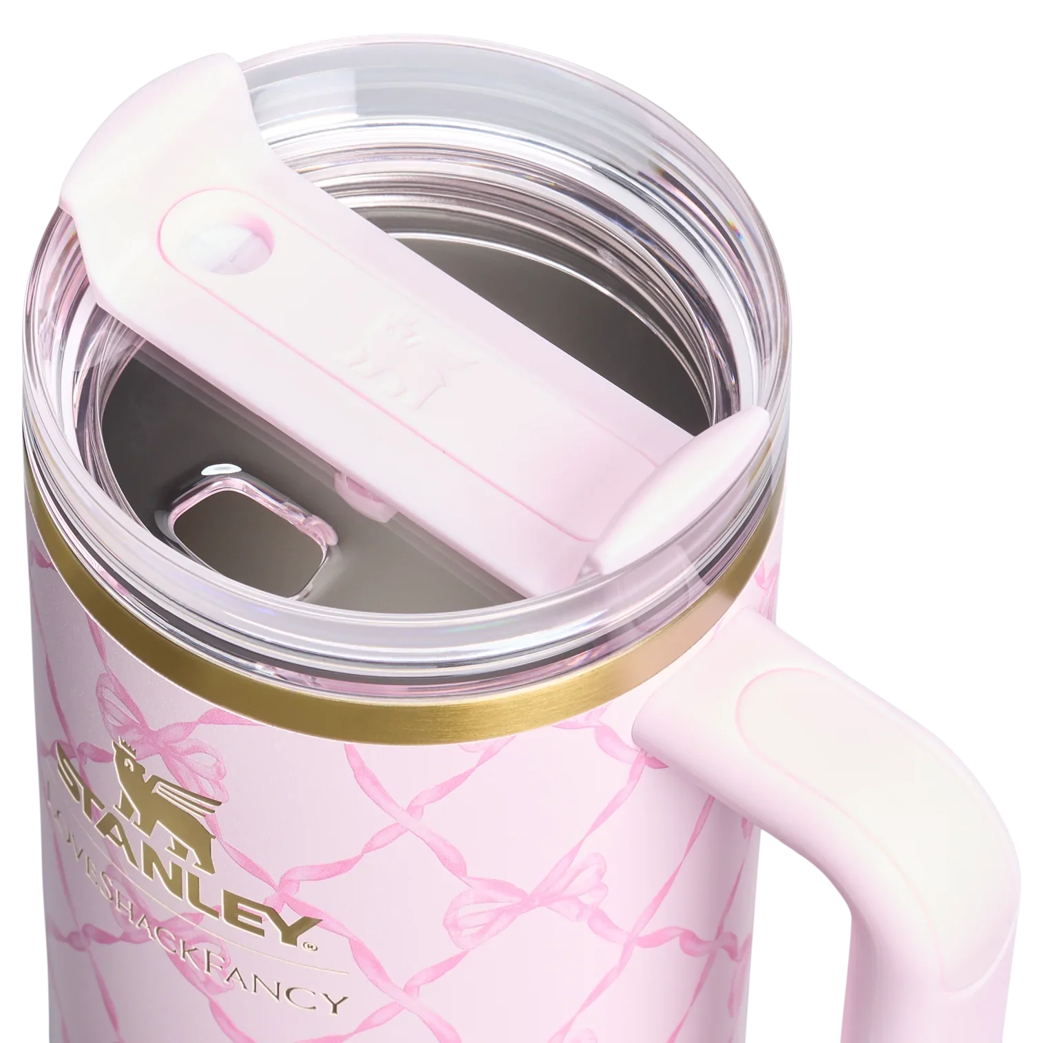 STANLEY THE QUENCHER "LOVESHACKFANCY" KOLEKSİYONU | 1.18L - Pink Peppermint