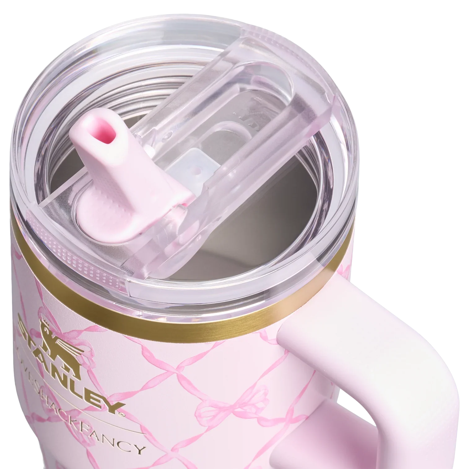 STANLEY THE QUENCHER "LOVESHACKFANCY" KOLEKSİYONU | 0.59L - Pink Peppermint