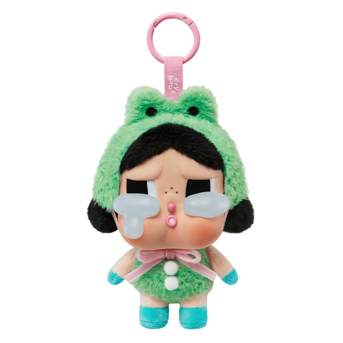 POP MART CRYBABY CRYING AGAIN WHAT A FROG YÜZ PELUŞ FİGÜR - Termos Türkiye - 